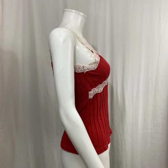 vintage Vivienne westwood red lace cami tank top with the orb  logo - Picture 3 of 4